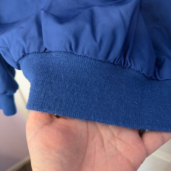 Sears Roebuck Vintage 70s 80s Men’s Plaid Lined Bomber Jacket Size M Blue - Picture 11 of 13